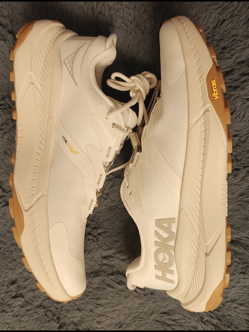 NEW! Hoka ONE One Transport Women's Trail Running Shoes Eggnog - Picture 2 of 13